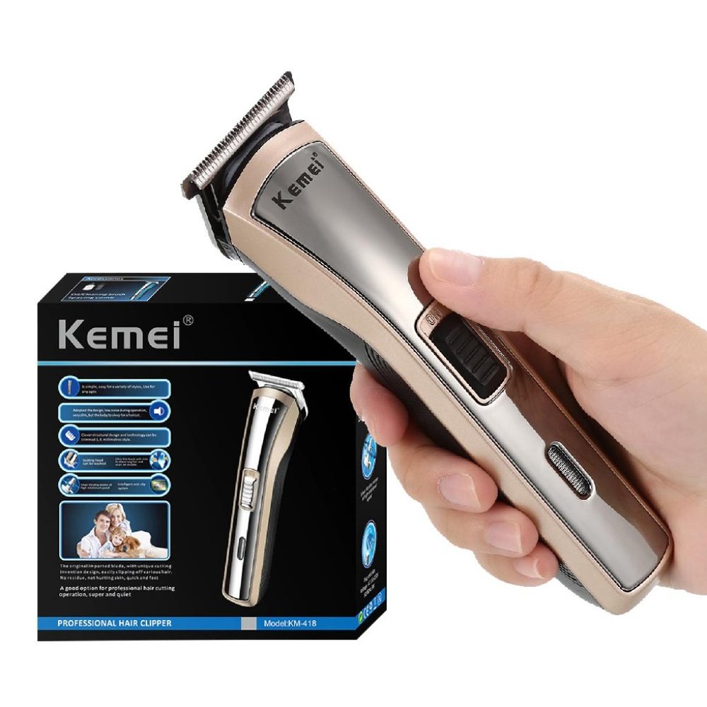 Professional Hair Clippers- Rechargeable - KM-418